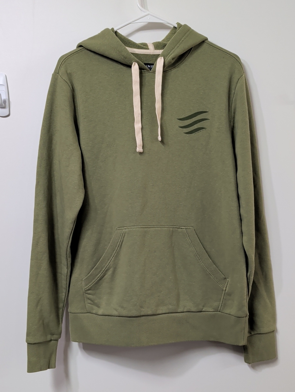 NWOT Impact Collection United By Blue Green Pullover Hoodie Size Small